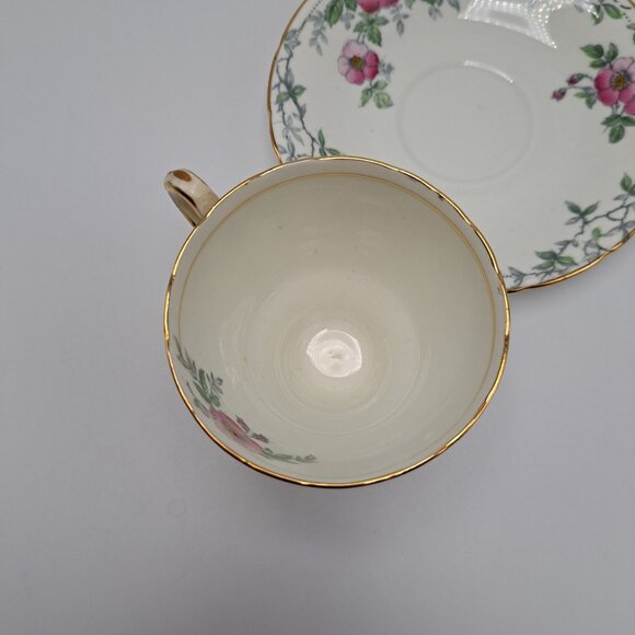 Delphine Wild Rose Teacup and Saucer - Picture 10 of 14